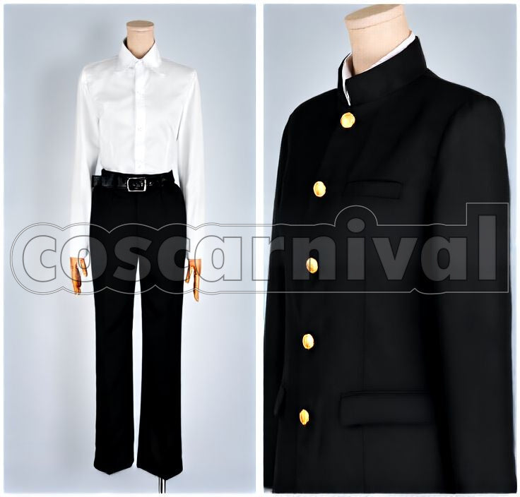 Titan: Junior High Gakuran Male-Style Uniform Cosplay cosplay costume from Attack on, front view 3