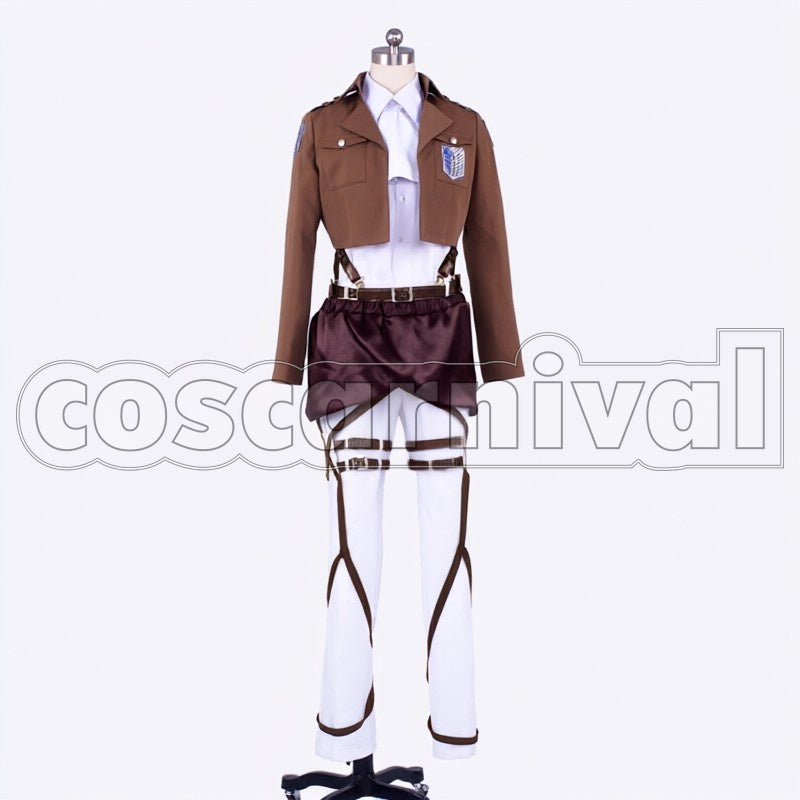Survey Corps Levi cosplay costume from Attack on Titan, front view