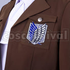 Survey Corps Captain Levi cosplay costume from Attack on Titan, detail-1