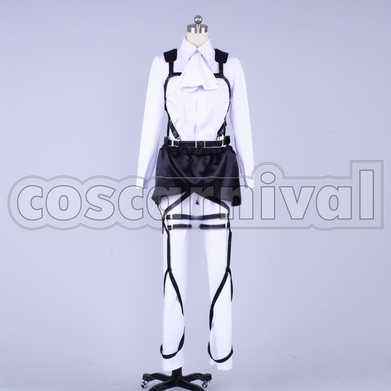 Survey Corps Captain Levi cosplay costume from Attack on Titan, front view 2