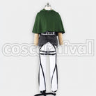 Survey Corps Captain Levi cosplay costume from Attack on Titan, front view 2