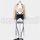 Survey Corps Captain Levi cosplay costume from Attack on Titan, front view