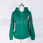 Eren Yeager cosplay costume from Attack on Titan, front view