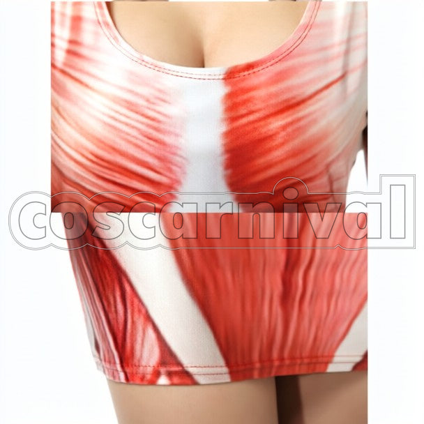 Colossal Titan Muscle cosplay costume from Attack on Titan, detail-1