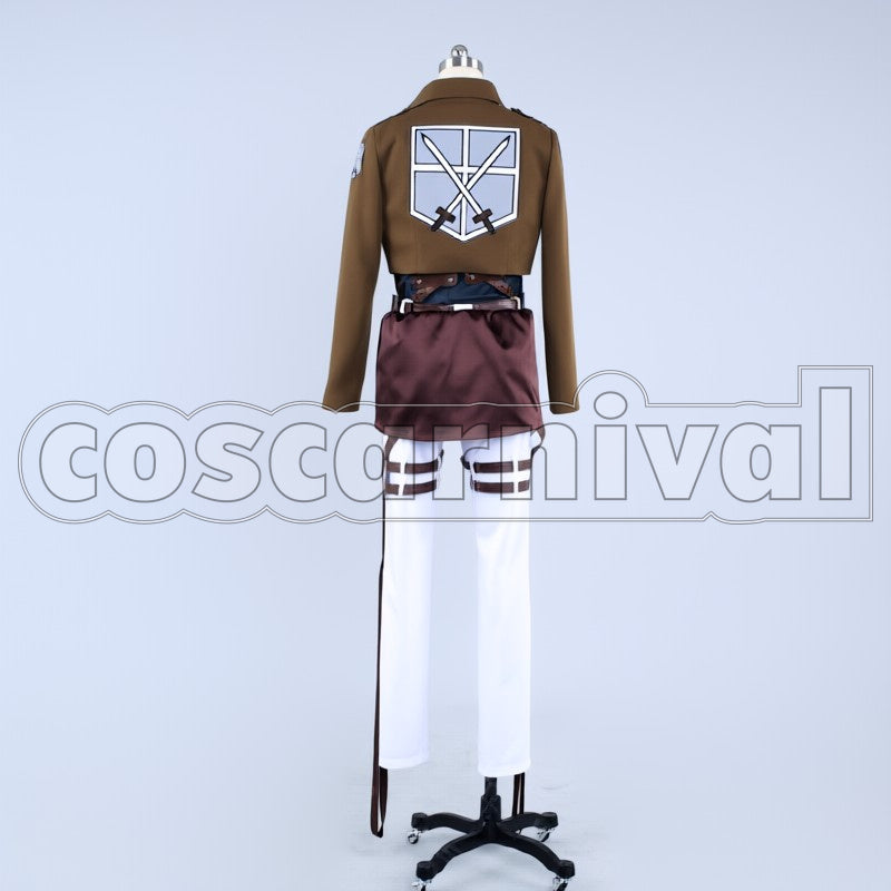 Survey Corps Reiner Braun cosplay costume from Attack on Titan, back view