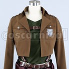 Survey Corps Reiner Braun cosplay costume from Attack on Titan, front view 2