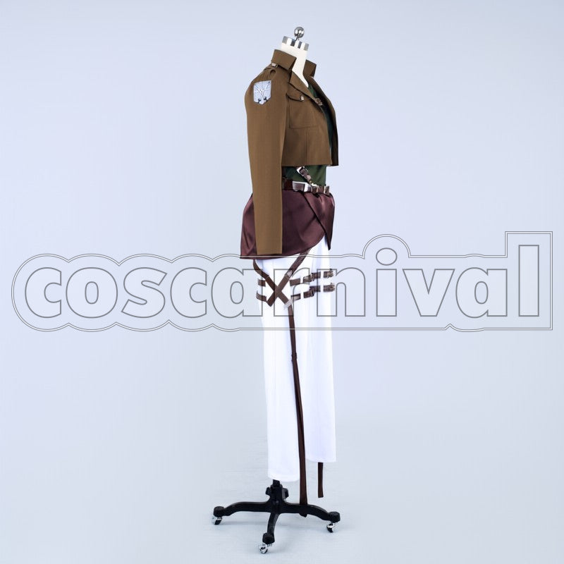 Survey Corps Reiner Braun cosplay costume from Attack on Titan, side view 3