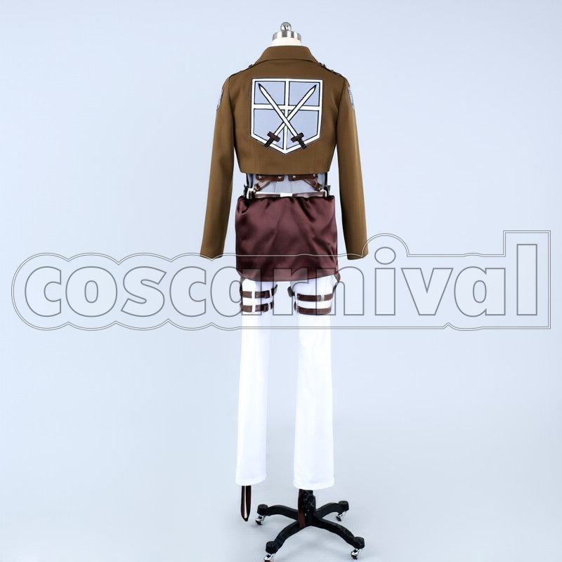 Survey Corps Sasha Blouse cosplay costume from Attack on Titan, back view 2