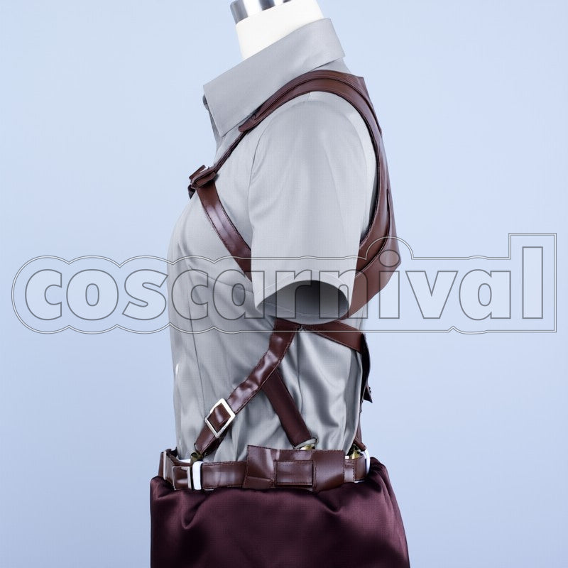 Survey Corps Sasha Blouse cosplay costume from Attack on Titan, side view 2