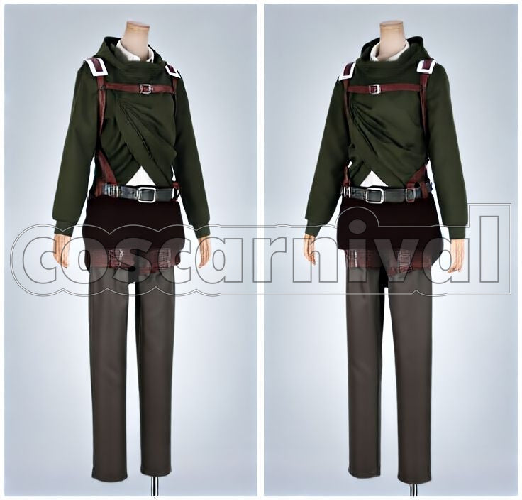 Titan Season 3 Levi Cosplay cosplay costume from Attack on, levi 17292 front view 2