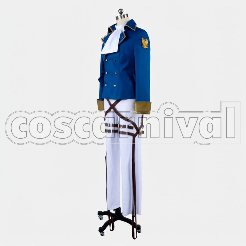- Wings of Counterattack - ONLINE Levi Captain Independent Special Supply Soldier cosplay costume from Attack on Titan, front view 2