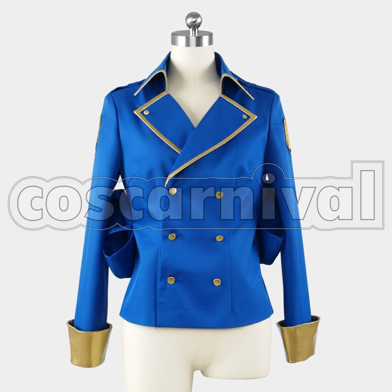 - Wings of Counterattack - ONLINE Levi Captain Independent Special Supply Soldier cosplay costume from Attack on Titan, front view 3