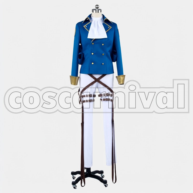 - Wings of Counterattack - ONLINE Levi Captain Independent Special Supply Soldier cosplay costume from Attack on Titan, front view