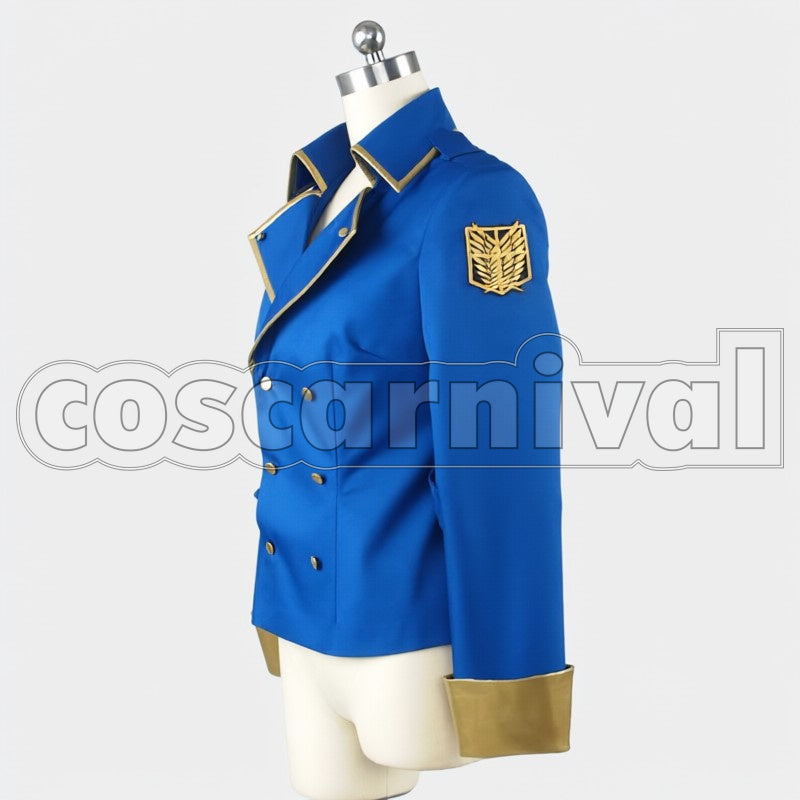 - Wings of Counterattack - ONLINE Levi Captain Independent Special Supply Soldier cosplay costume from Attack on Titan, side view 3