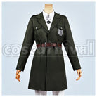 Titan Survey Corps Marley Military Uniform Embroidered Version Cosplay cosplay costume from Attack on, front view 1