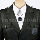 Titan Survey Corps Marley Military Uniform Embroidered Version Cosplay cosplay costume from Attack on, detail-1