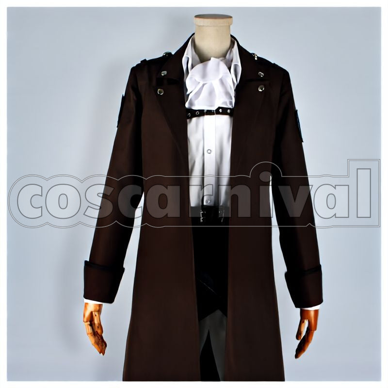 Titan: Wings of the Counterattack ONLINE Captain Levi Special Night Combat Mobile Soldier Cosplay cosplay costume from Attack on, front view