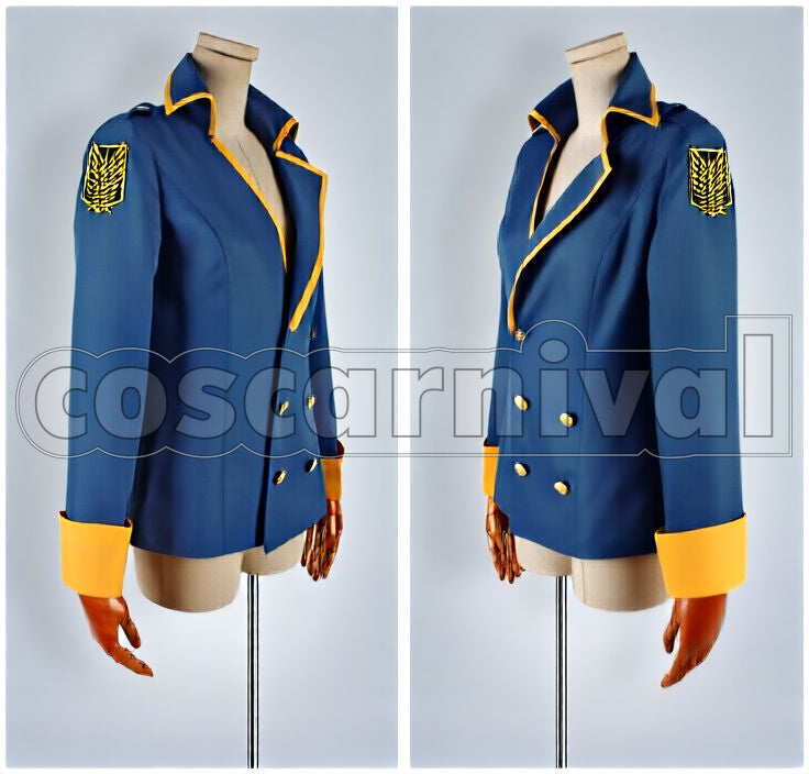 Titan: Wings of the Counterattack ONLINE Independent Special Logistics Soldier Cosplay cosplay costume from Attack on, front view 2