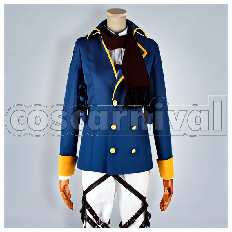 Titan: Wings of the Counterattack ONLINE Mikasa Ackerman Independent Special Logistics Soldier Cosplay cosplay costume from Attack on, front view