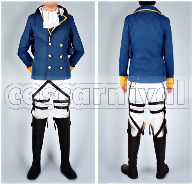 Titan: Wings of the Counterattack ONLINE Captain Levi Independent Special Logistics Soldier Cosplay cosplay costume from Attack on, detail-1