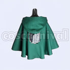 Survey Corps Eren Yeager cosplay costume from Attack on Titan, back view