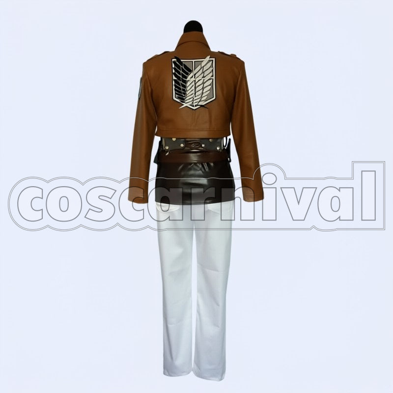 Survey Corps Eren Yeager cosplay costume from Attack on Titan, front view 4