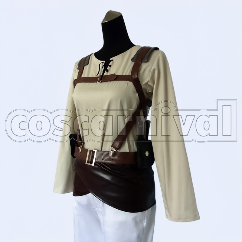 Survey Corps Eren Yeager cosplay costume from Attack on Titan, front view 7