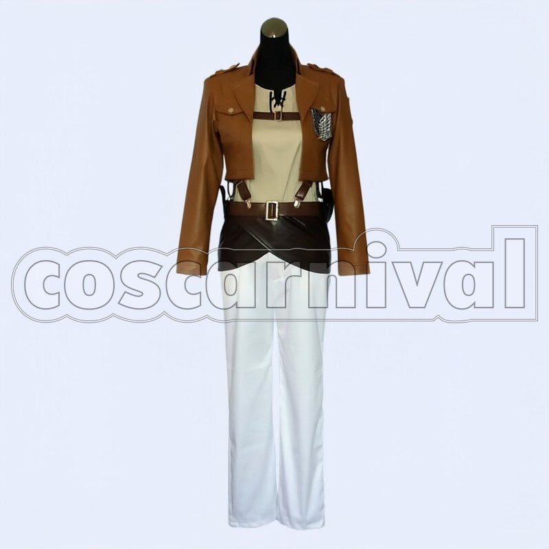 Eren Yeager cosplay costume from Attack on Titan, front view