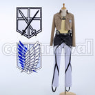 Eren Yeager cosplay costume from Attack on Titan, front view