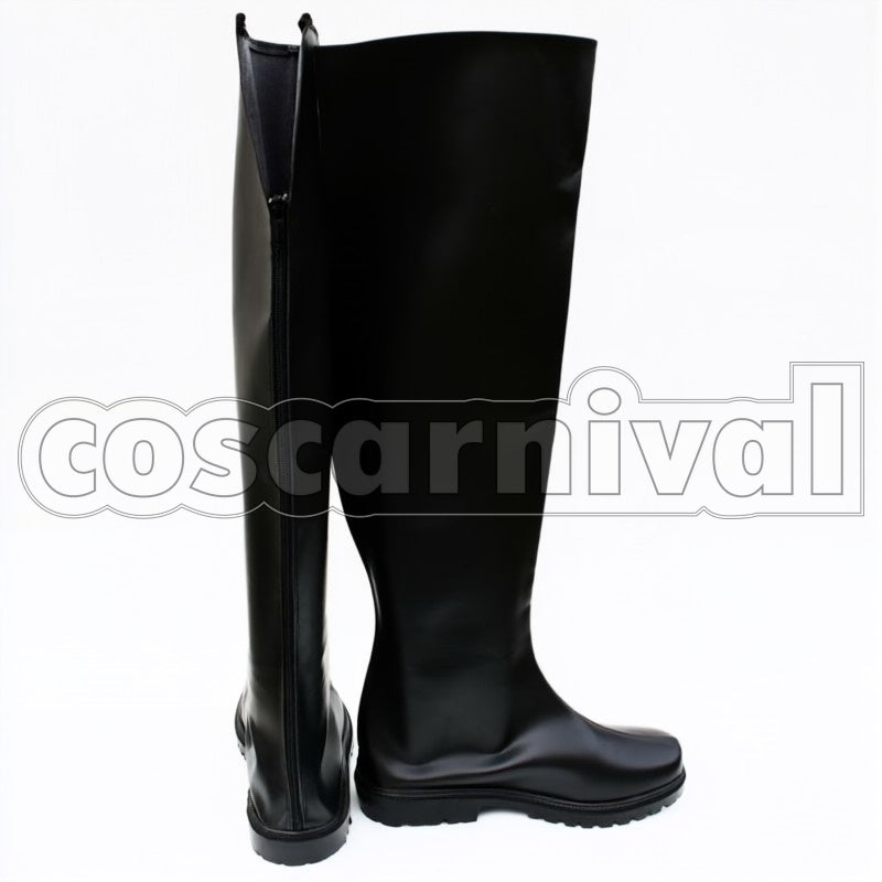 Survey Corps Eren Yeager cosplay costume from Attack on Titan, side view