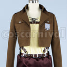 Survey Corps Eren Yeager cosplay costume from Attack on Titan, front view 3