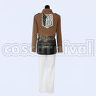 Survey Corps Eren Yeager cosplay costume from Attack on Titan, front view 3