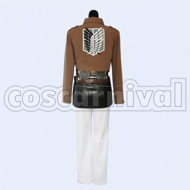 Survey Corps Eren Yeager cosplay costume from Attack on Titan, front view 3