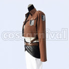 Survey Corps Eren Yeager cosplay costume from Attack on Titan, side view