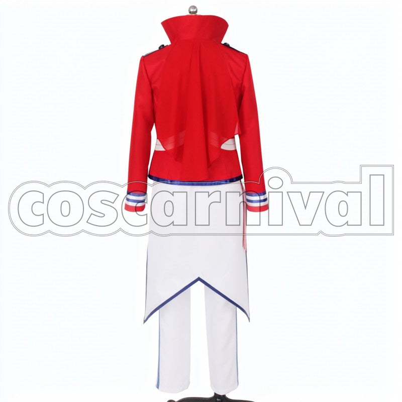 Ambitious Kazuna Masunaga OP Theme Song cosplay costume from B-PROJECT Anime Beat, back view