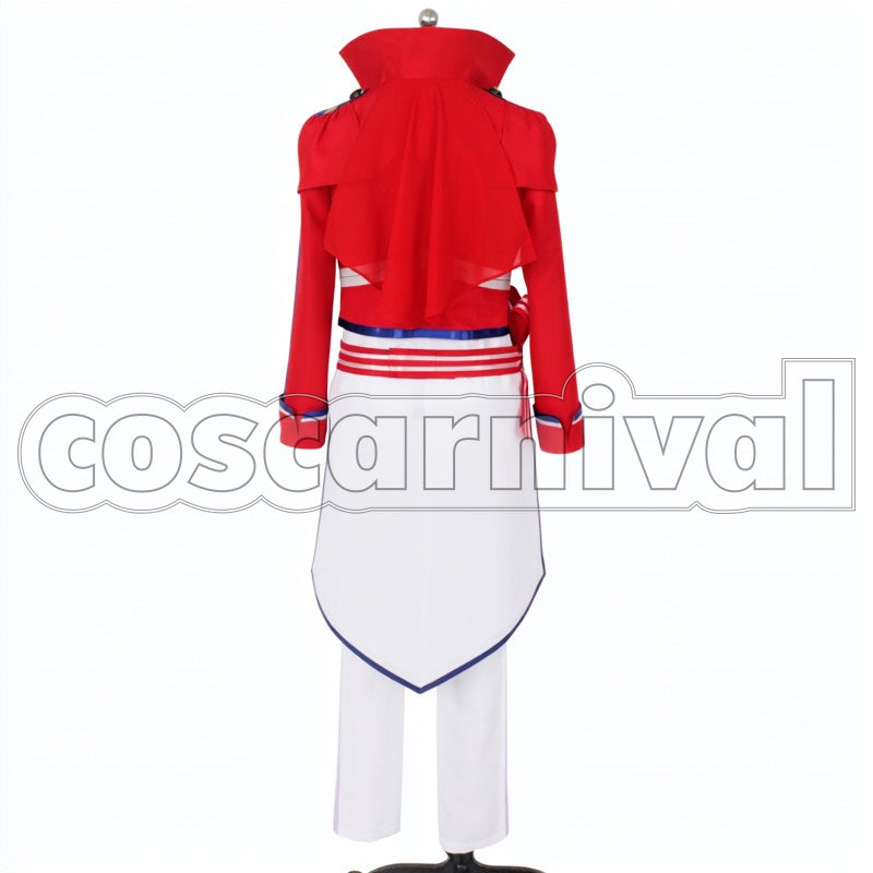 Ambitious Tatsuhiro Nome OP Theme Song cosplay costume from B-PROJECT Anime Beat, back view