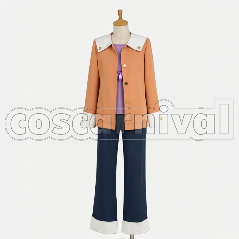 Nadeko Sengoku cosplay costume from Bakemonogatari, front view
