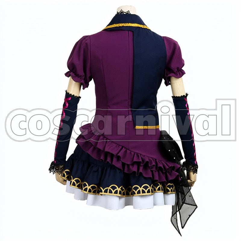 Ako Udagawa BLACK SHOUT cosplay costume from BanG Dream!, back view