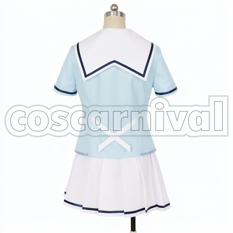 Toyama cosplay costume from BanG Dream! Kasumi, back view