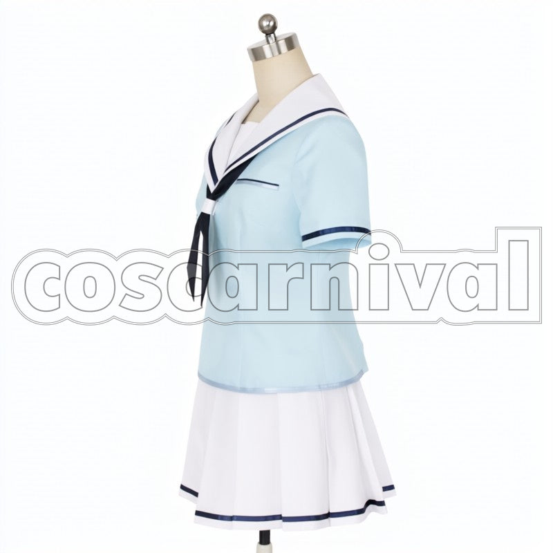 Toyama cosplay costume from BanG Dream! Kasumi, side view 2
