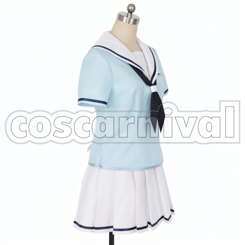 Toyama cosplay costume from BanG Dream! Kasumi, side view