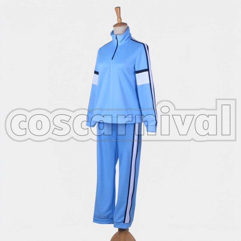 Mirai Kuriyama Cheer Squad Sportswear cosplay costume from Beyond the Boundary, side view