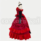 Madam Red Ball Gown cosplay costume from Black Butler, side view