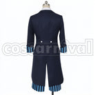 of the Atlantic Ciel Phantomhive cosplay costume from Black Butler Book, back view