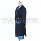 of the Atlantic Ciel Phantomhive cosplay costume from Black Butler Book, side view 2