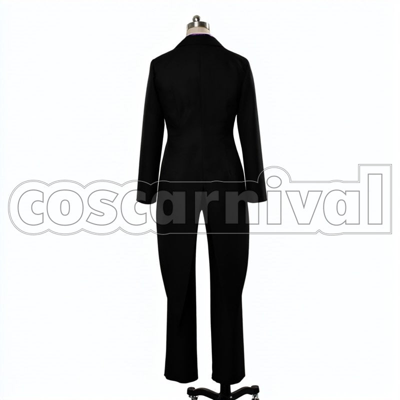of Circus Circus Arc Sebastian Michaelis cosplay costume from Black Butler: Book, back view