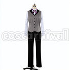 of Circus Circus Arc Sebastian Michaelis cosplay costume from Black Butler: Book, front view 3