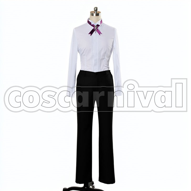 of Circus Circus Arc Sebastian Michaelis cosplay costume from Black Butler: Book, front view 4