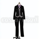 Sebastian Michaelis cosplay costume from Black Butler, front view