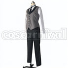 of the Atlantic Sebastian Michaelis cosplay costume from Black Butler Book, side view 2